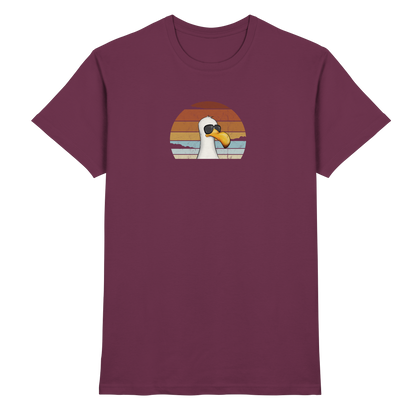 Cool lässige Retro Möwe - Premium Shirt