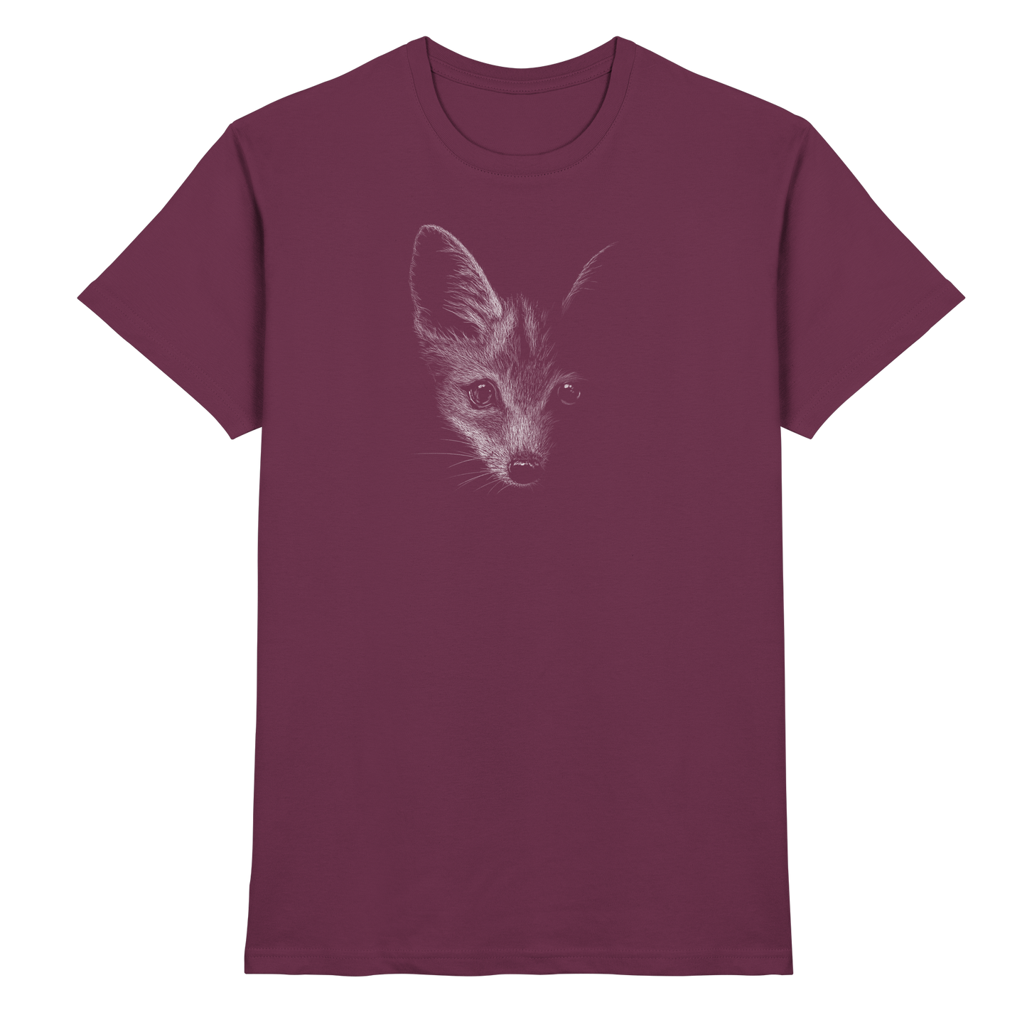 Fuchs Kritzelkunst Illustration - Premium Shirt