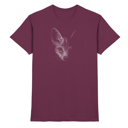 Fuchs Kritzelkunst Illustration - Premium Shirt