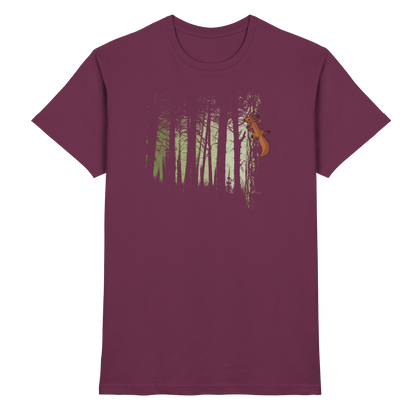 Eichhörnchen im Zwielicht-Wald - Premium Shirt