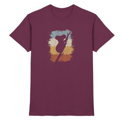 Retro kletternder Koala-Bär - Premium Shirt