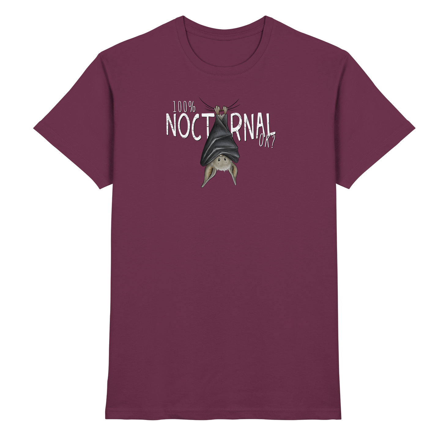 100% nachtaktive Fledermaus - Premium Shirt