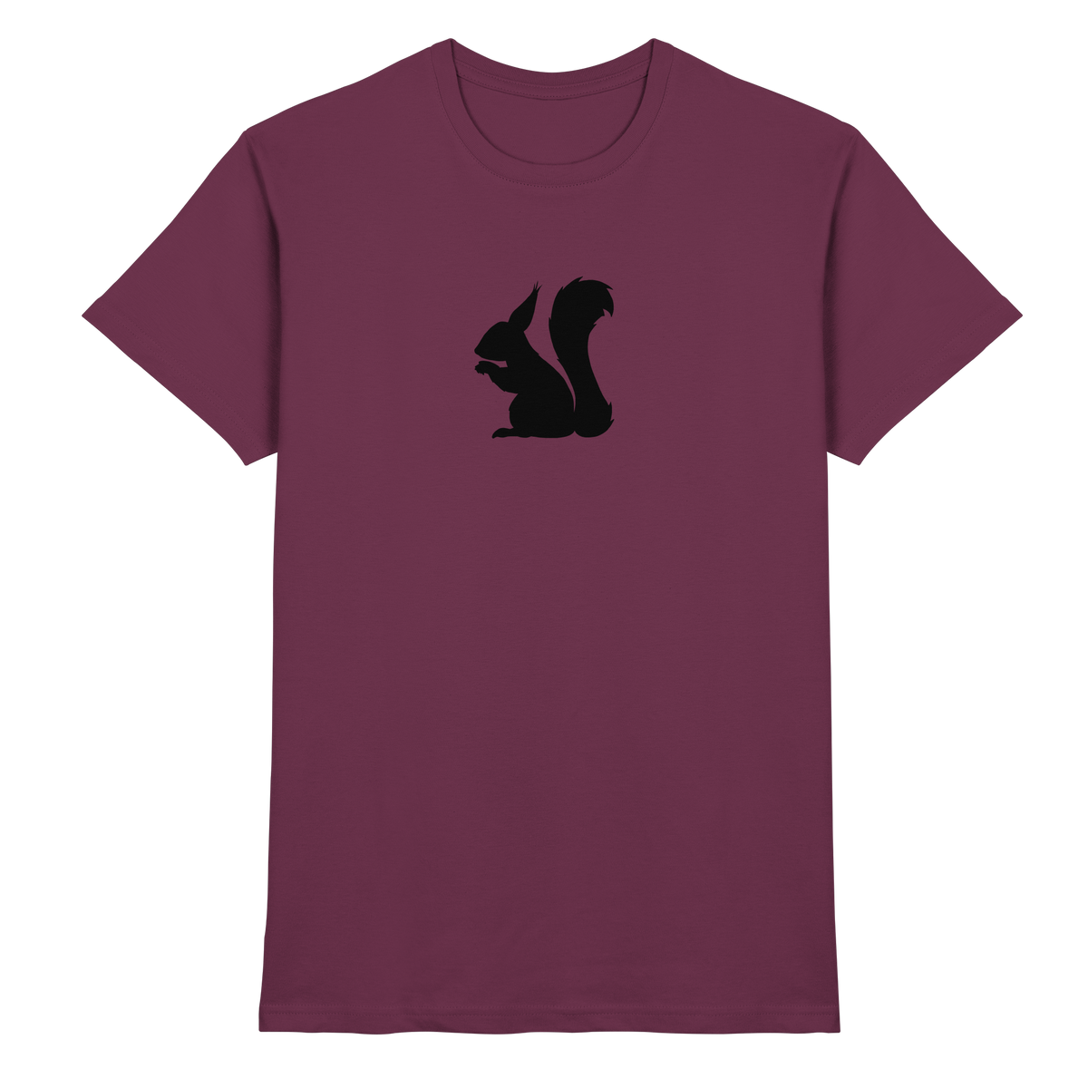 Eichhörnchen Silhouette - Premium Shirt