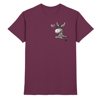 Nö! Störrischer Esel - Premium Shirt