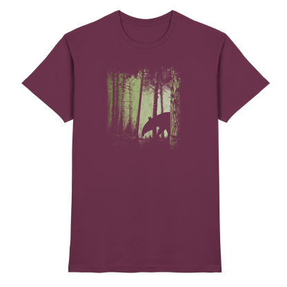Lässiger Tapir im Zwielicht Wald - Premium Shirt