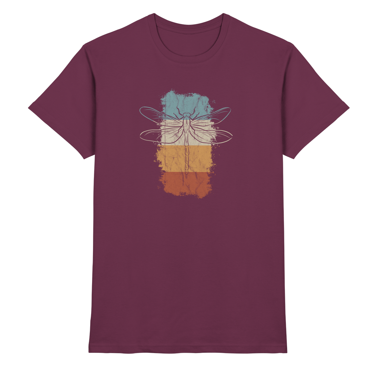 Retro Kunst Libelle | Vintage Dragonfly - Premium Shirt