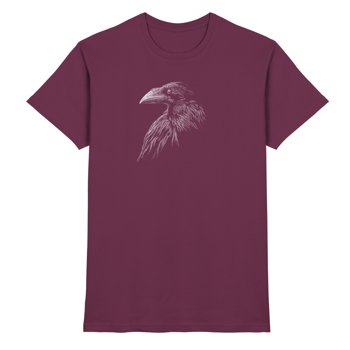 Kritzelkunst Rabe Krähe - Premium Shirt