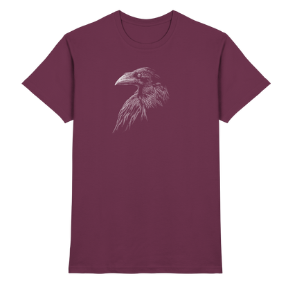 Kritzelkunst Rabe Krähe - Premium Shirt