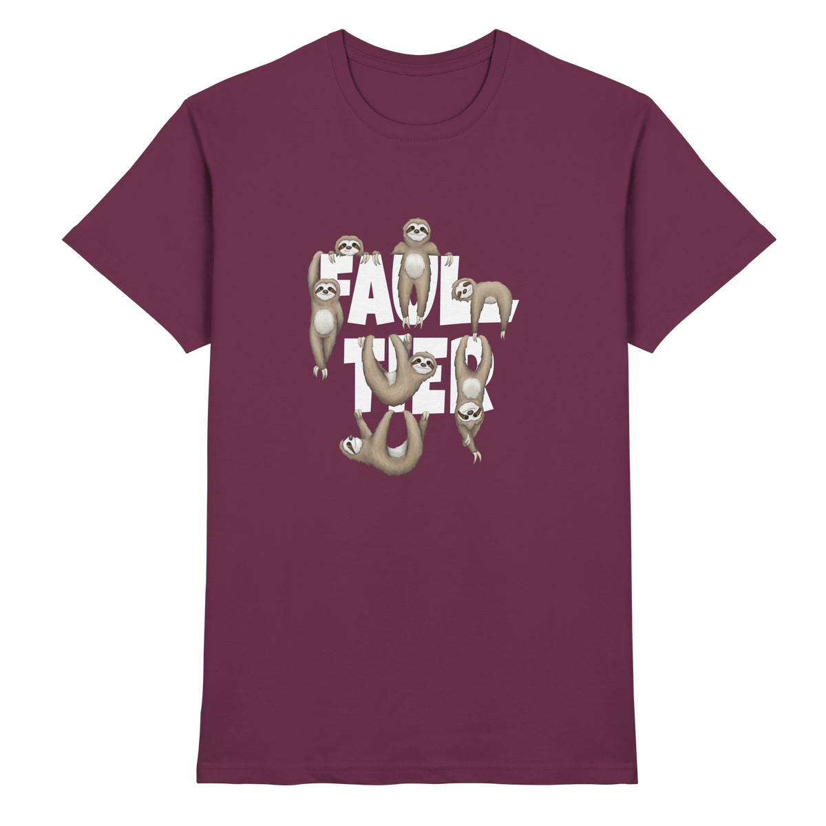 Viele gechillte Faultiere - Premium Shirt