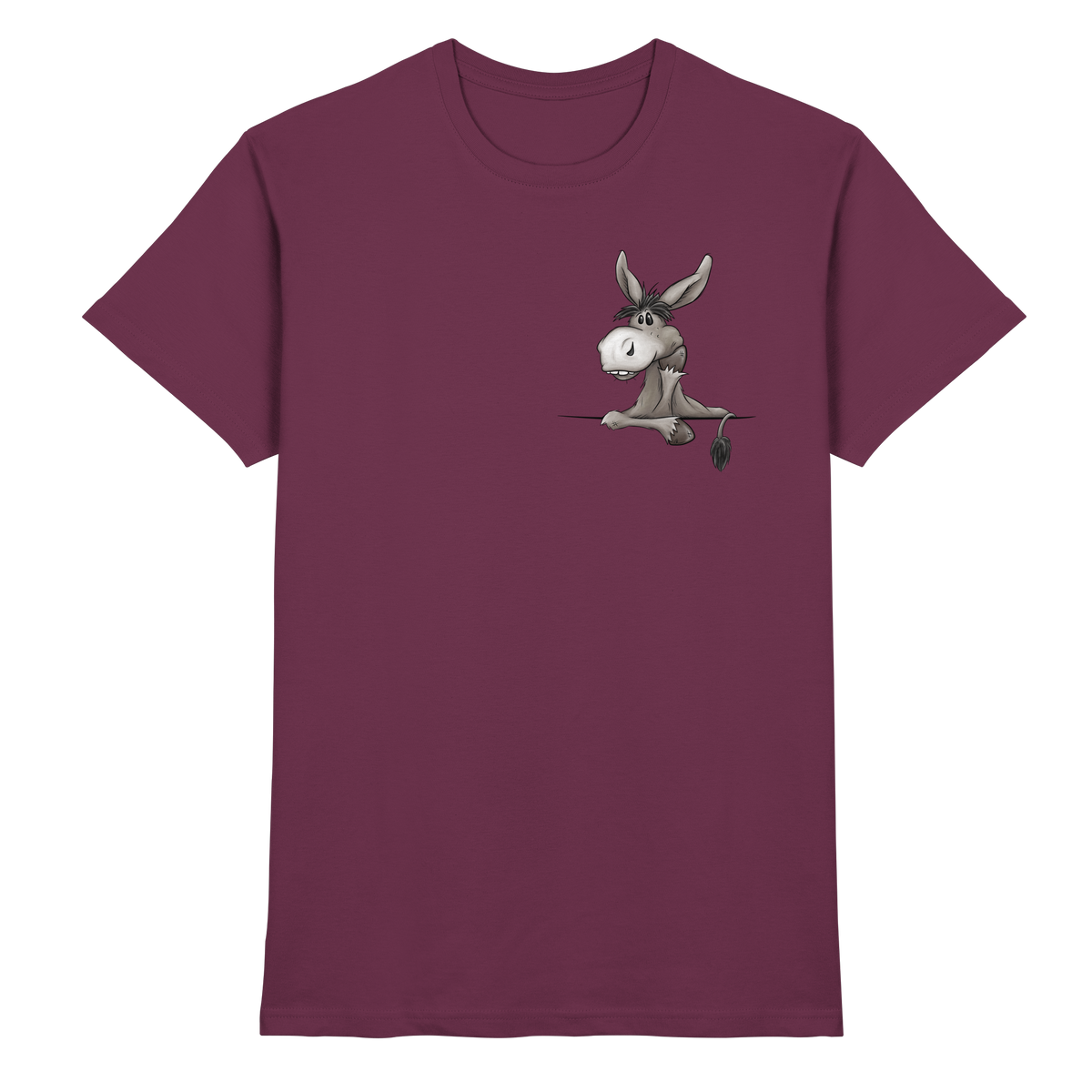 Lustiger lässiger Esel - Premium Shirt