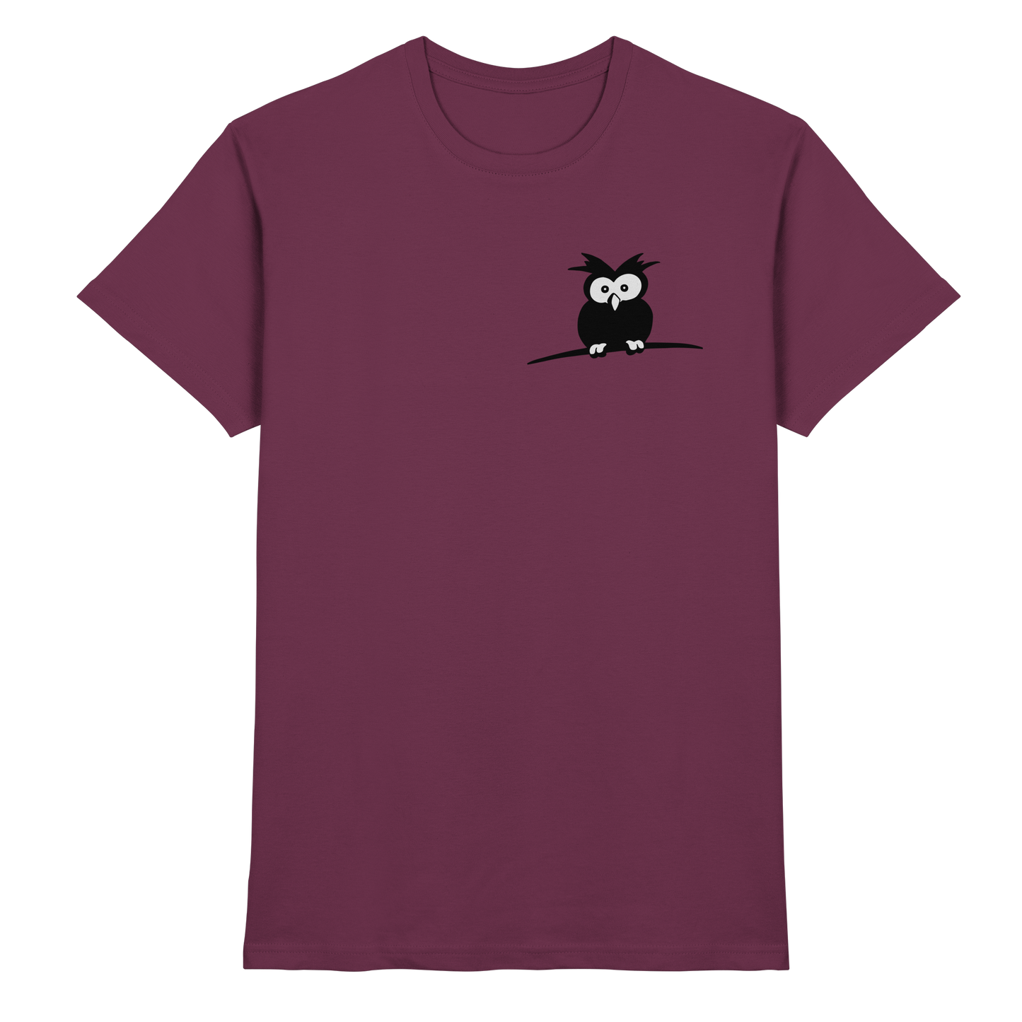 Kleine struppige Eule - Premium Shirt