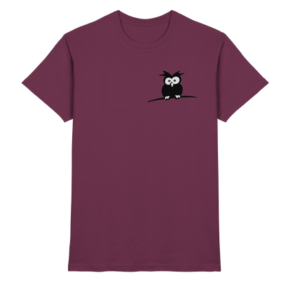 Kleine struppige Eule - Premium Shirt