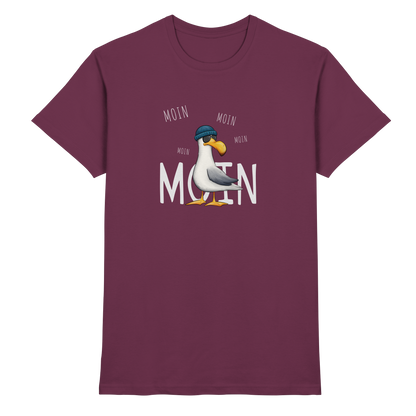 Moin Moin Lässige Hipster Möwe  - Premium Shirt