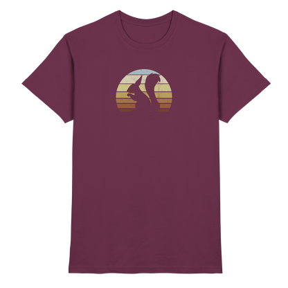 Retro Eichhörnchen Silhouette - Premium Shirt