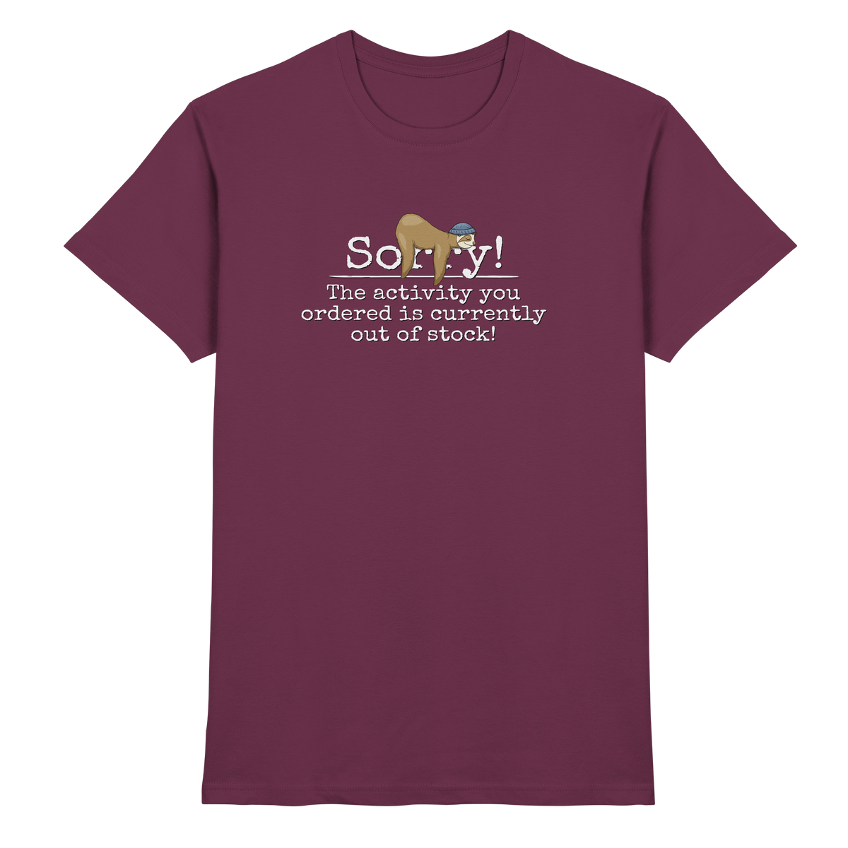 No-Activity Faultier - Premium Shirt