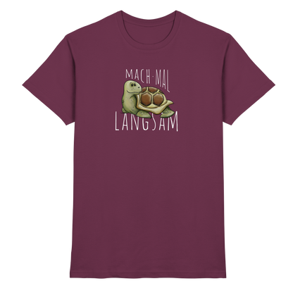 Mach mal langsam Schildkröte - Premium Shirt