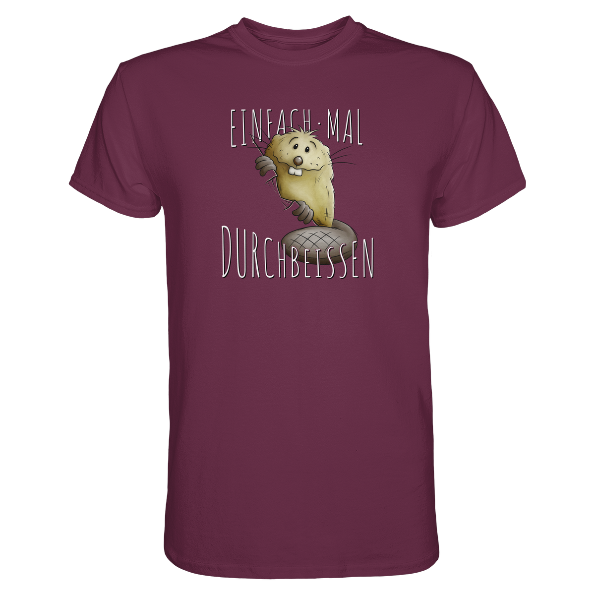 Einfach mal Durchbeissen Biber - Premium Shirt