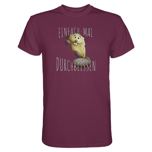 Einfach mal Durchbeissen Biber - Premium Shirt