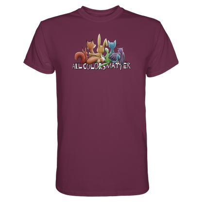 All Colors Matter! Regenbogen Tiere für Vielfalt - Premium Shirt