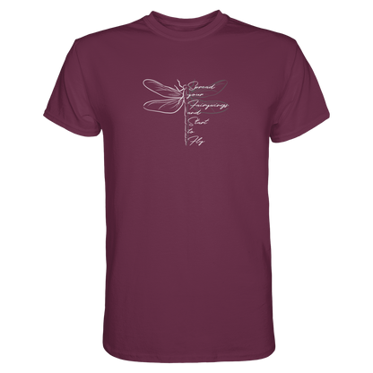 Breite die Flügel aus und flieg los | Libelle - Premium Shirt