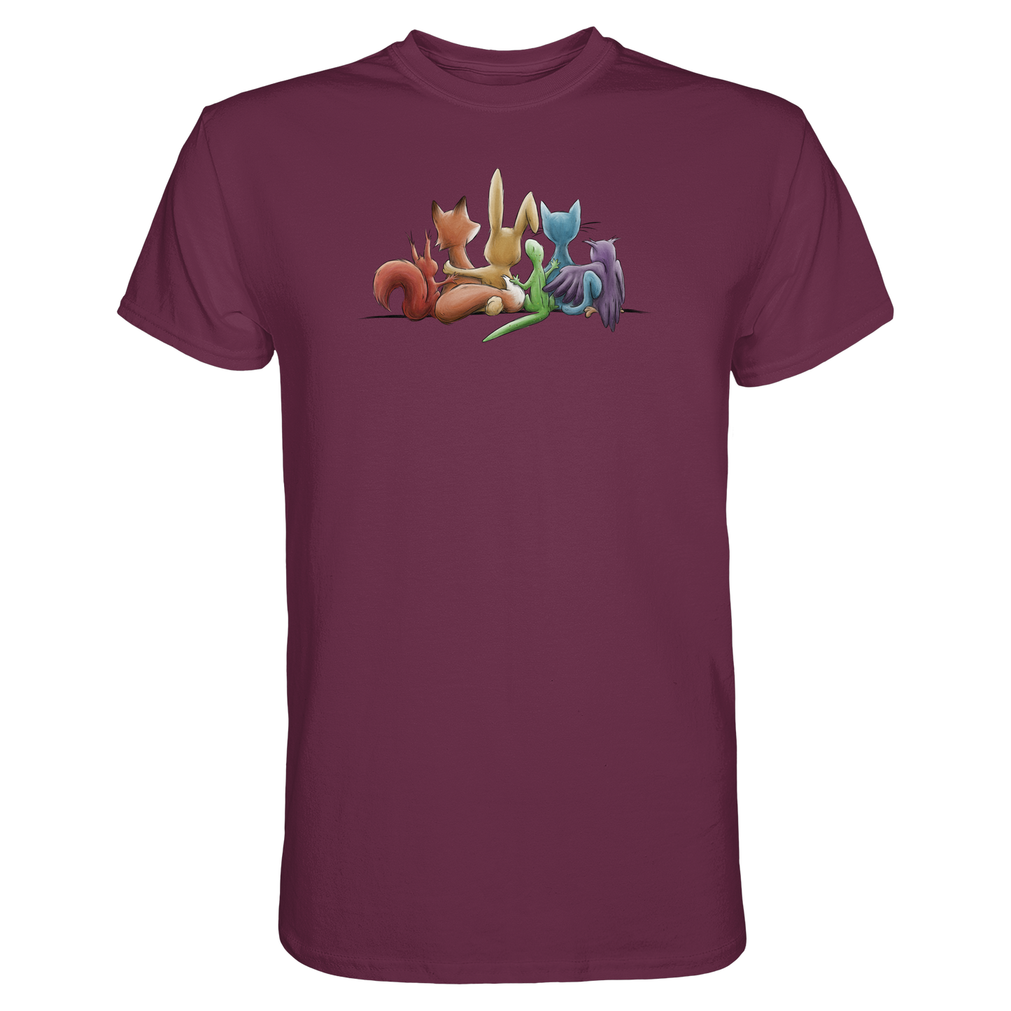 Regenbogen Tiere für Freundschaft, Toleranz und Vielfalt - Premium Shirt