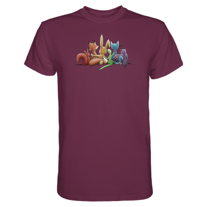 Regenbogen Tiere für Freundschaft, Toleranz und Vielfalt - Premium Shirt