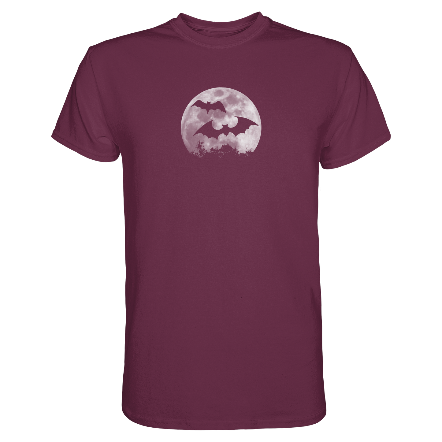Fledermaus Silhouetten bei Vollmond - Premium Shirt