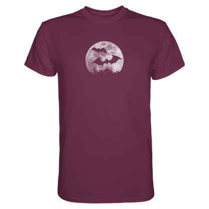 Fledermaus Silhouetten bei Vollmond - Premium Shirt