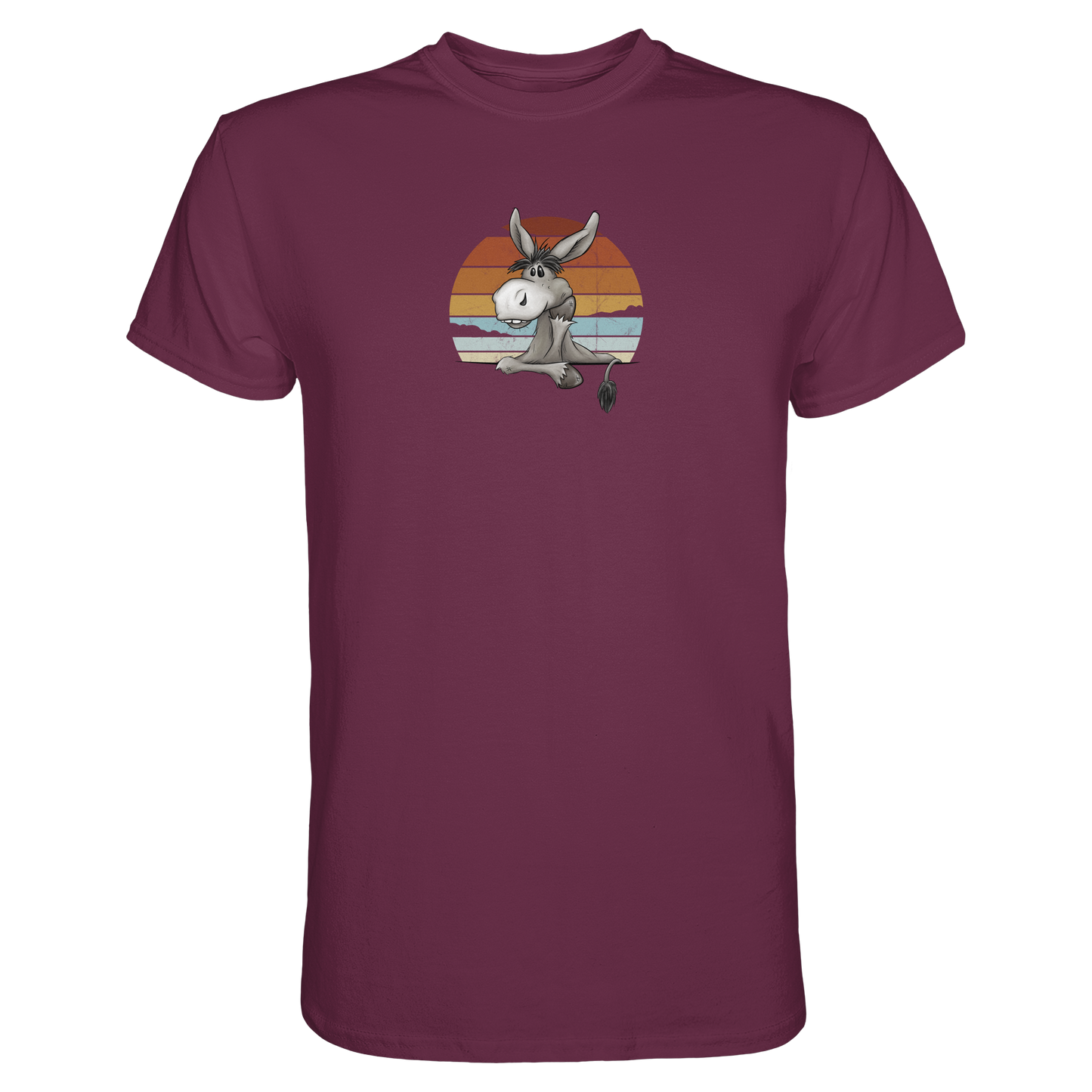 Lässiges Maultier Retro Esel - Premium Shirt