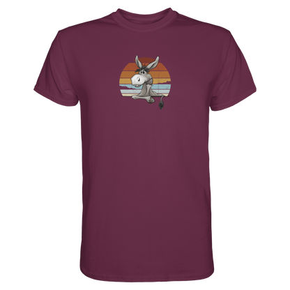 Lässiges Maultier Retro Esel - Premium Shirt