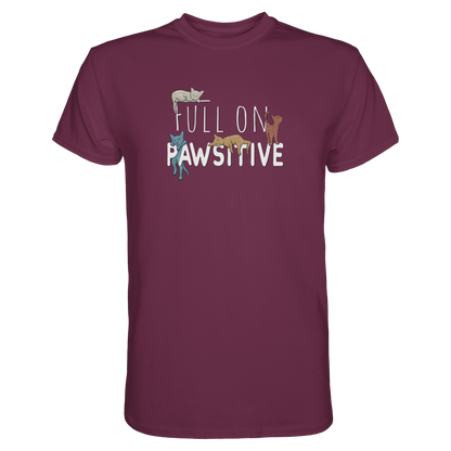 Full On Pawsitive! Gechillte Katzen - Premium Shirt