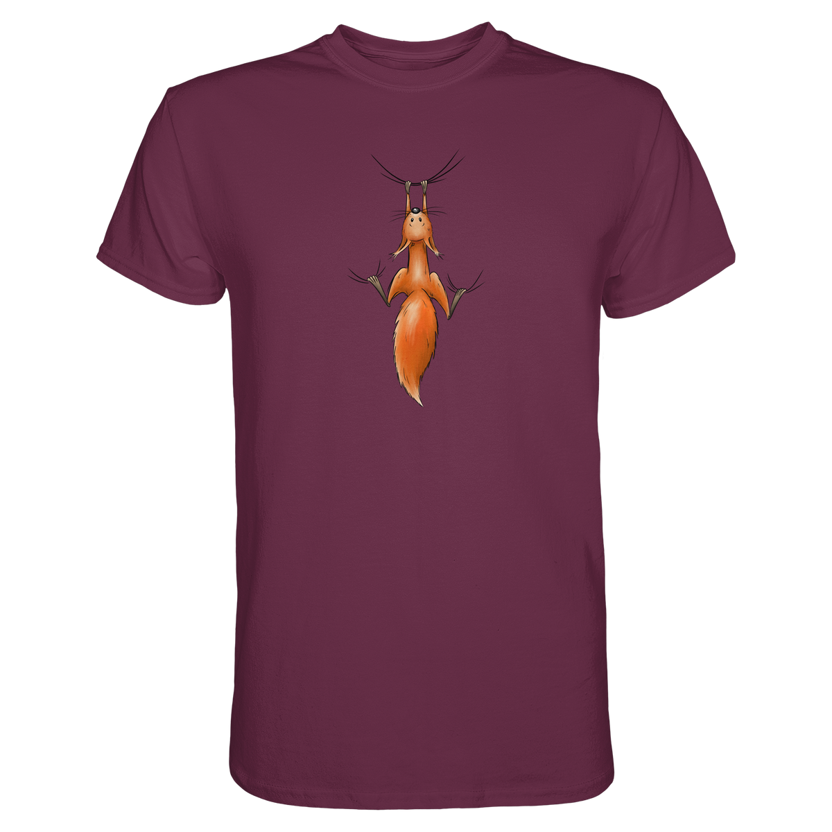 Rotes Eichhörnchen hängt ab - Premium Shirt