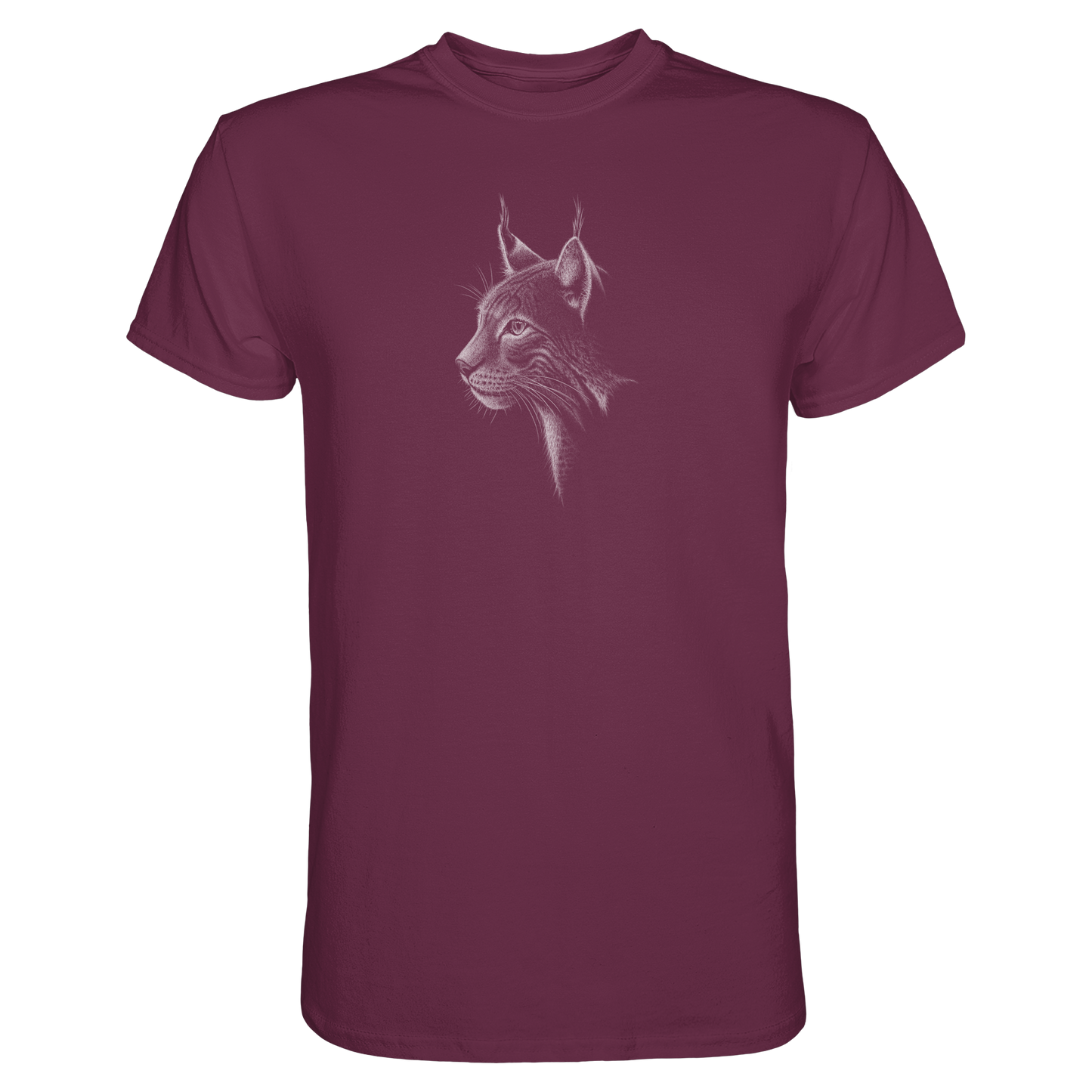 Luchs Kritzelkunst Wildkatze Illustration - Premium Shirt