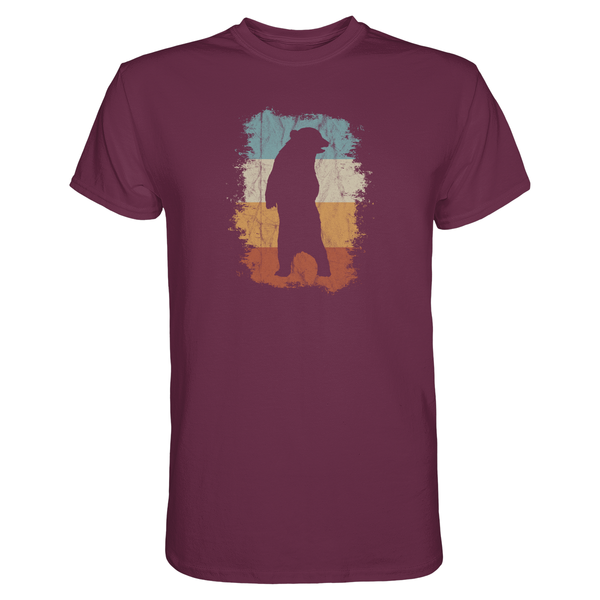 Retro Bären-Silhouette - Premium Shirt