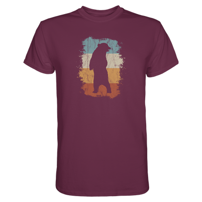 Retro Bären-Silhouette - Premium Shirt