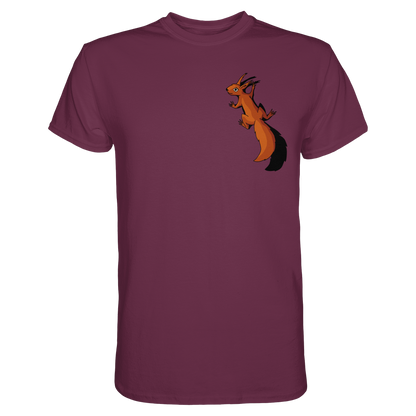 Süßes Eichhörnchen klettert - Premium Shirt