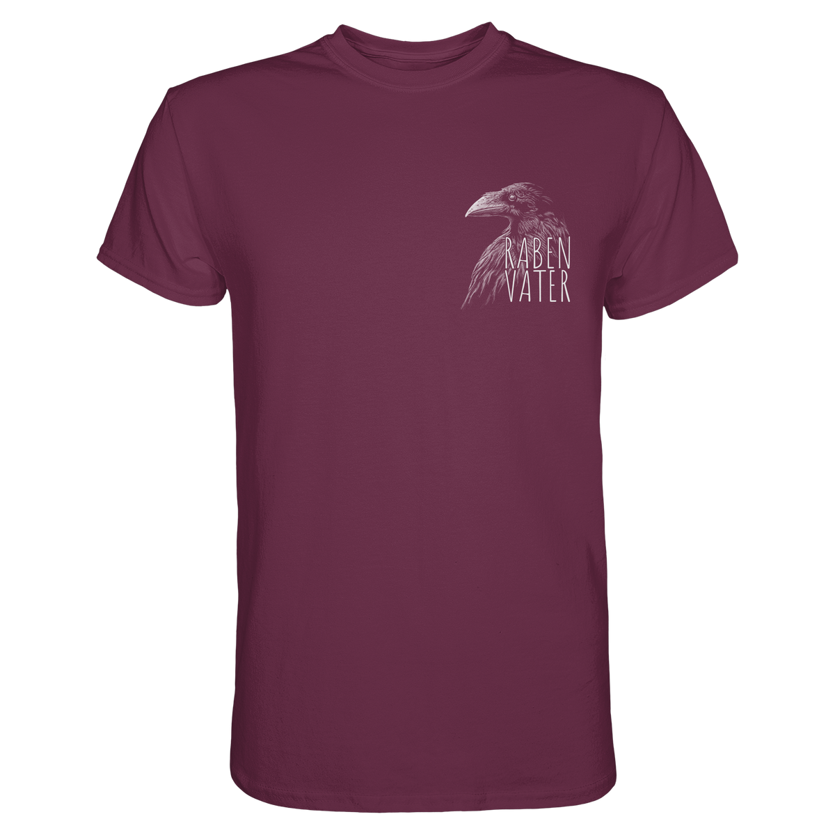 Rabenvater schwarzer Rabe Krähe - Premium Shirt