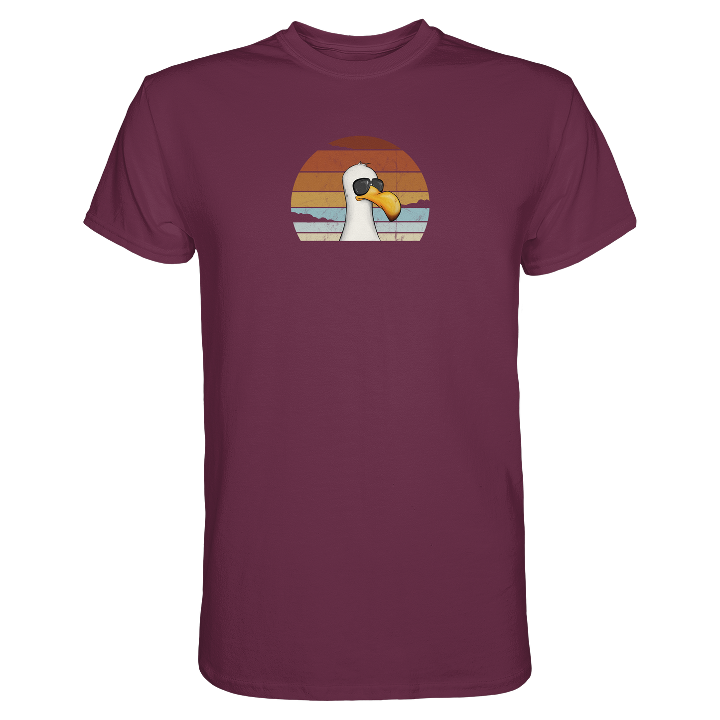 Cool lässige Retro Möwe - Premium Shirt