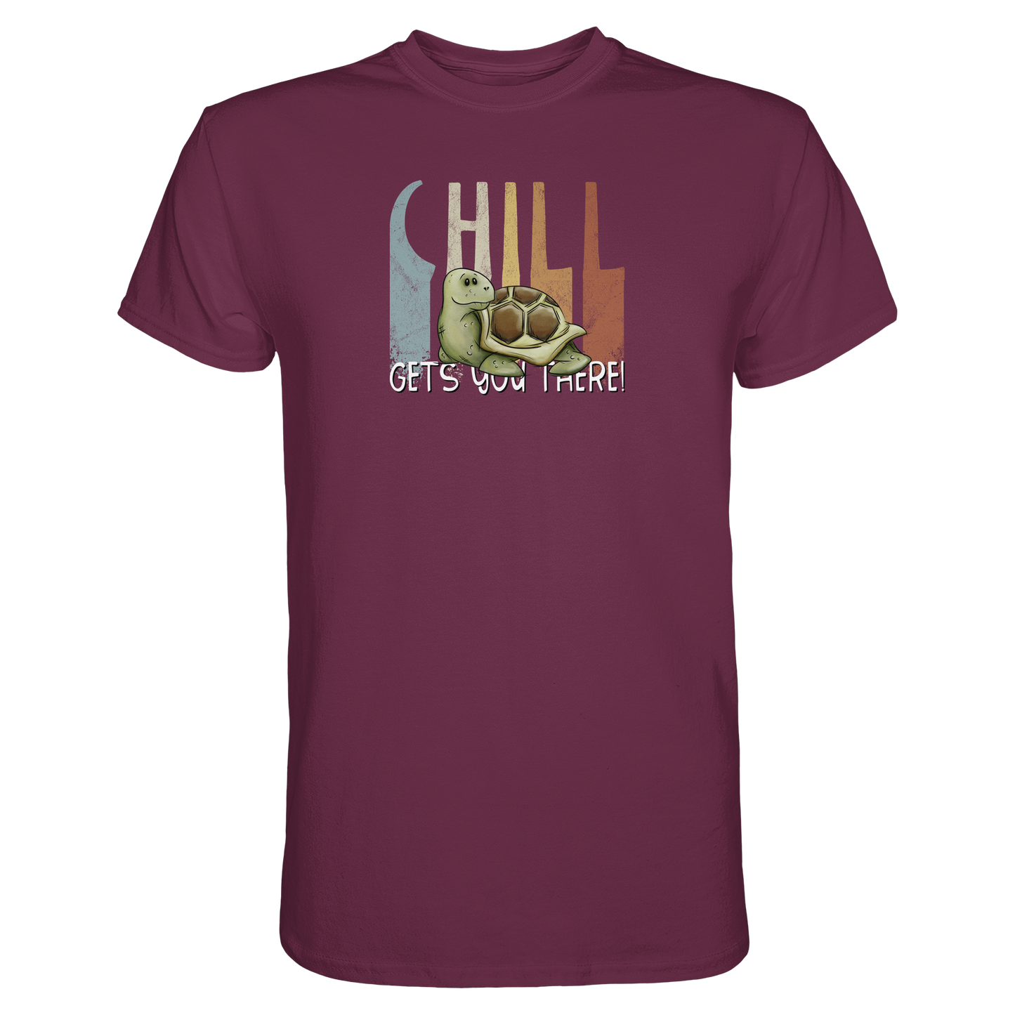 Gechillt gemütliche Schildkröte - Premium Shirt