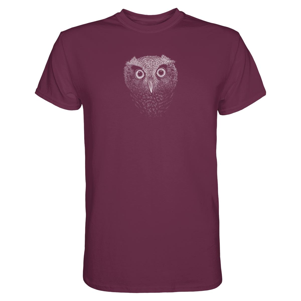 Eule Kritzelkunst Illustration - Premium Shirt