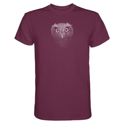 Eule Kritzelkunst Illustration - Premium Shirt