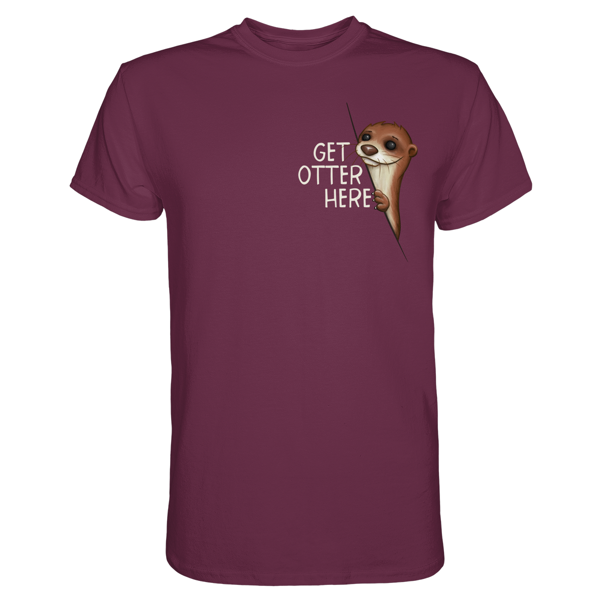 Get Otter Here | Lustiger Otter Kalauer - Premium Shirt