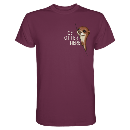 Get Otter Here | Lustiger Otter Kalauer - Premium Shirt