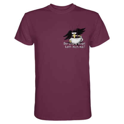 Der frühe Vogel kann mich mal | Kaffee Rabe - Premium Shirt
