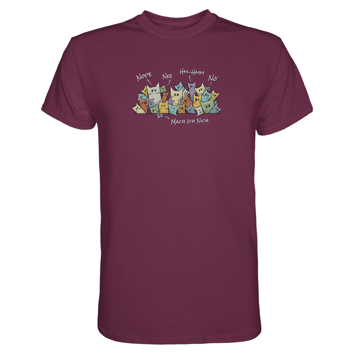 Nope, Nee, Nö Katzen - Premium Shirt