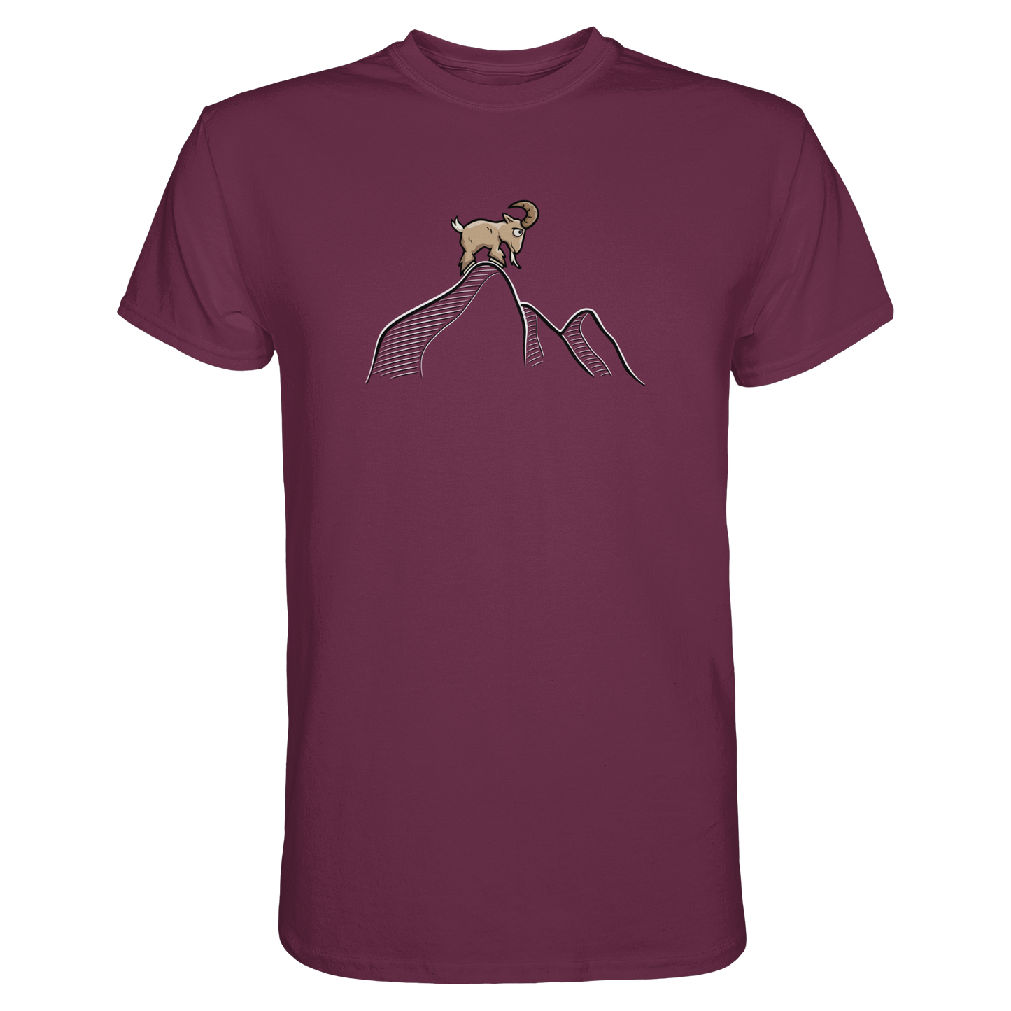 Ziegenbock in den Bergen - Premium Shirt