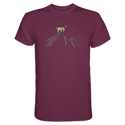 Ziegenbock in den Bergen - Premium Shirt