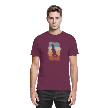 Retro Otter Fischotter Silhouette - Premium Shirt
