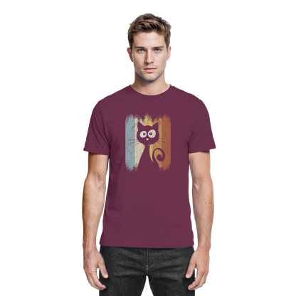 Retro Katze Silhouette - Premium Shirt