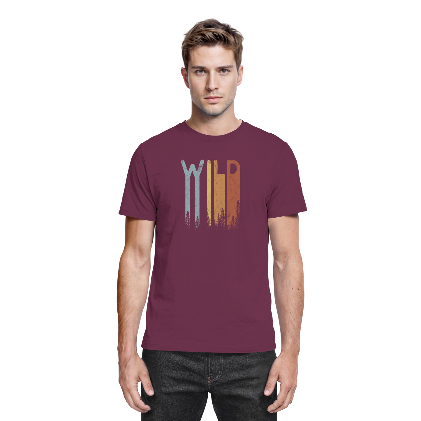 Wild Retro Schriftzug - Premium Shirt